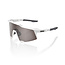 100% 100% SPEEDCRAFT SUNGLASSES MATT WHITE - HIPER SILVER