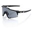 100% 100% SPEEDCRAFT SUNGLASSES SOFT TACT BLACK - SMOKE