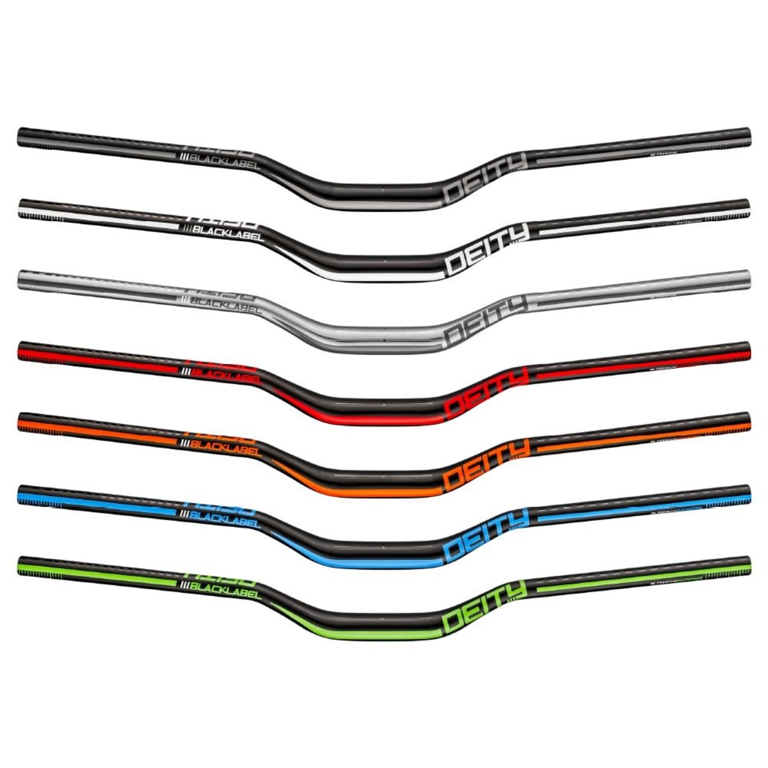 DEITY BLACKLABEL HANDLEBAR 800MM 38MM RISE 31.8MM Bike Force