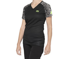 100% 100% AIRMATIC LADIES JERSEY BLACK PYTHON