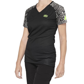 100% 100% AIRMATIC LADIES JERSEY BLACK PYTHON