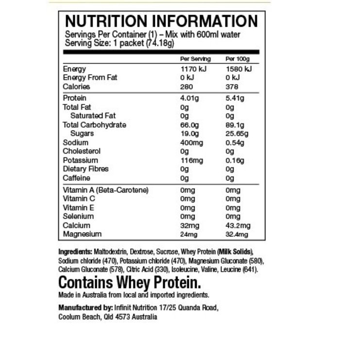 INFINIT INFINIT GO FAR LEMON LIME 1.33KG