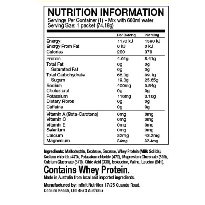 INFINIT INFINIT GO FAR RASPBERRY 1.33KG