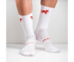 BURGH BURGH HUNGRY DEVIL WHITE SOCKS