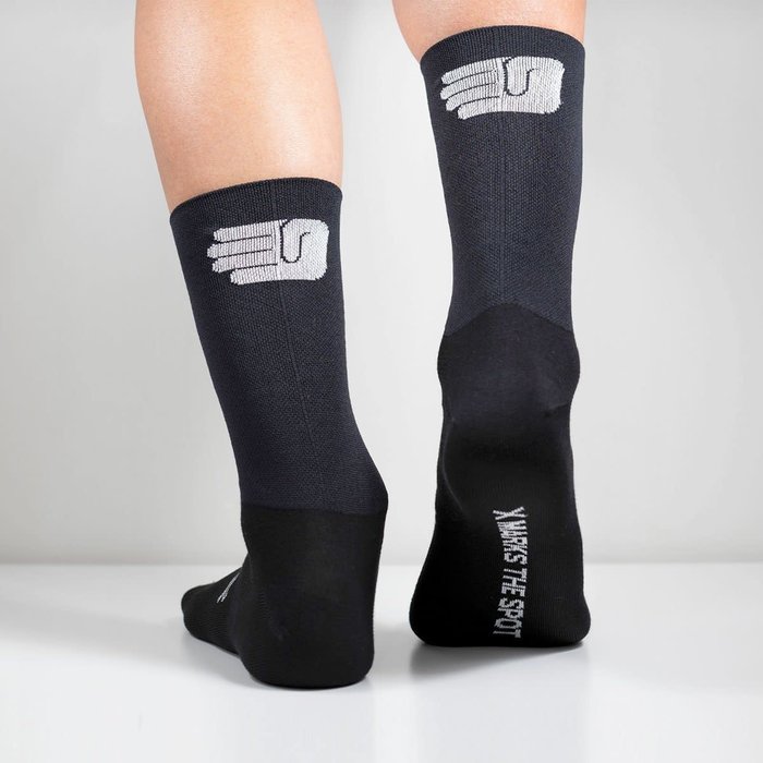BURGH BURGH PAPER BLACK SOCKS