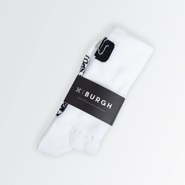 BURGH PAPER WHITE SOCKS