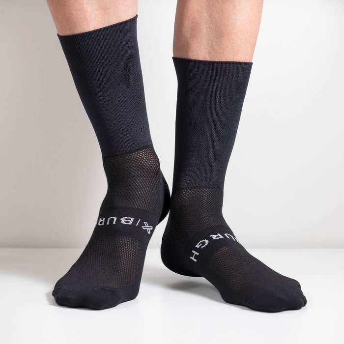 BURGH BURGH ROCK BLACK SOCKS