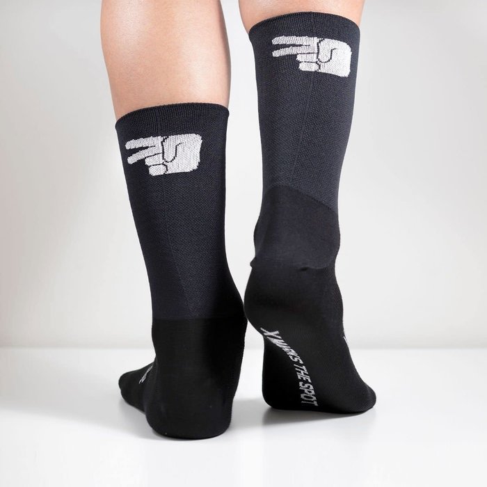 BURGH BURGH SCISSORS BLACK SOCKS