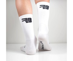 BURGH BURGH SCISSORS WHITE SOCKS
