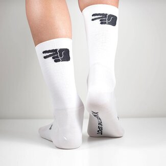BURGH BURGH SCISSORS WHITE SOCKS