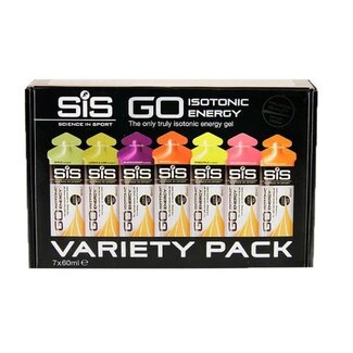 SCIENCE IN SPORT SIS GO ISOTONIC 7 GEL VARIETY PACK