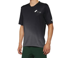 100% 100% CELIUM SHORT SLEEVE JERSEY  BLACK / CHARCOAL