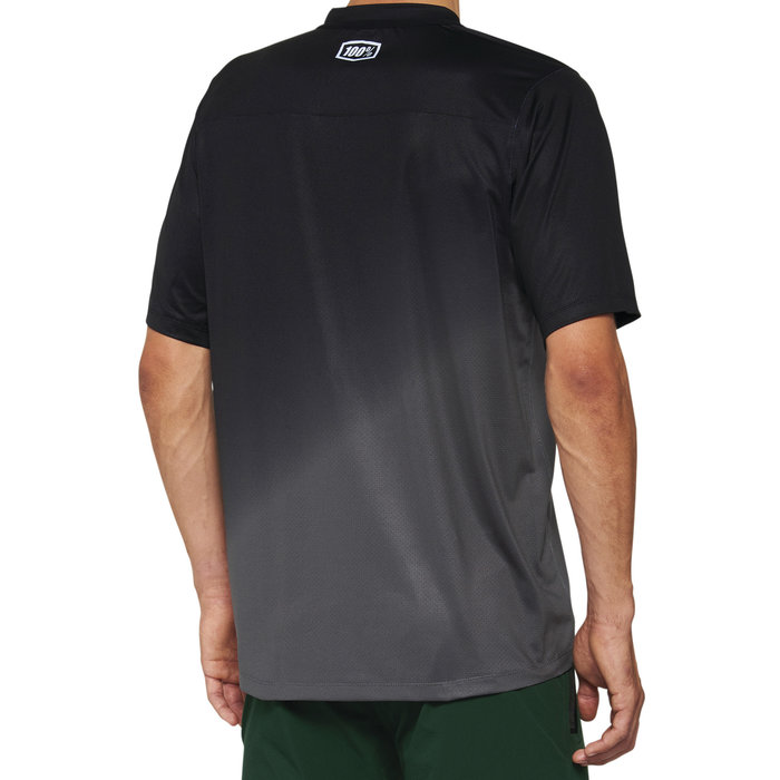 100% 100% CELIUM SHORT SLEEVE JERSEY  BLACK / CHARCOAL