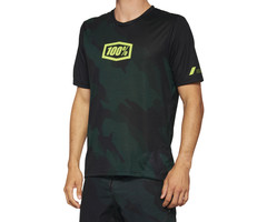 100% 100% AIRMATIC LE SHORT SLEEVE JERSEY BLACK CAMO