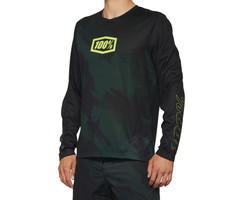 100% 100% AIRMATIC LE LONG SLEEVE JERSEY BLACK CAMO