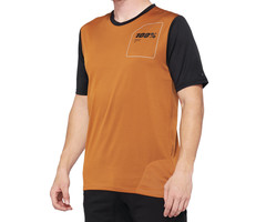 100% 100% RIDECAMP SHORT SLEEVE JERSEY TERRACOTTA / BLACK