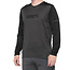 100% 100% RIDECAMP LONG SLEEVE JERSEY BLACK / CHARCOAL