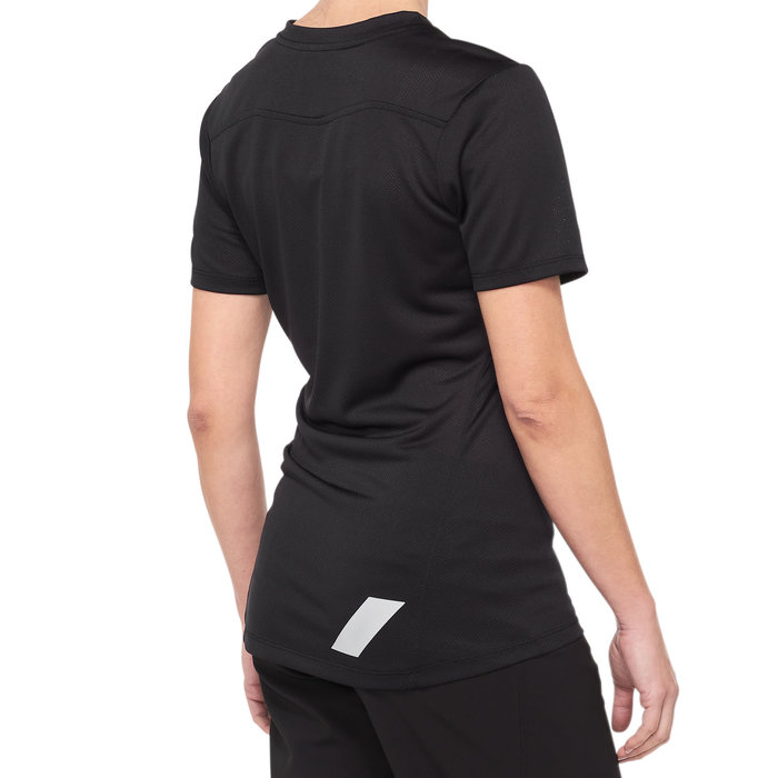 100% 100% RIDECAMP LADIES SHORT SLEEVE JERSEY BLACK / GREY