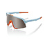 100% 100% S3 SUNGLASSES SOFT TACT TWO TONE - HIPER SILVER MIRROR