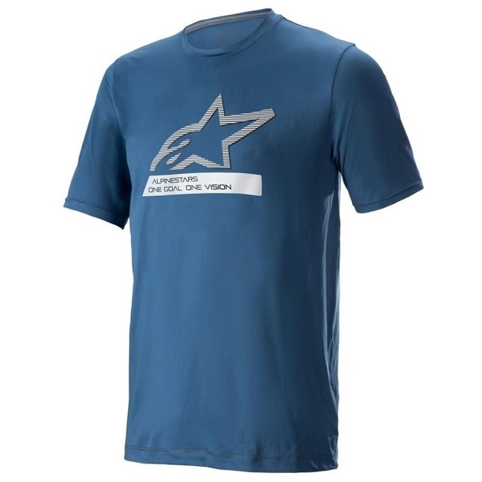 ALPINESTARS ALPINESTARS AGELESS V3 TECH TEE JERSEY NIGHTSHADOW