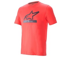 ALPINESTARS ALPINESTARS AGELESS V3 TECH TEE JERSEY CORAL FLUO