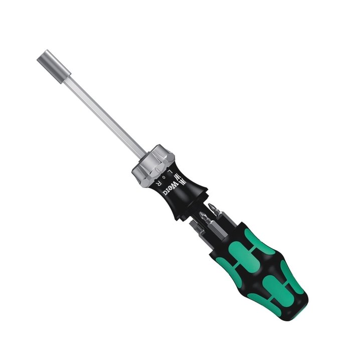 WERA WERA KRAFTFORM KOMPAKT RATCHET SCREWDRIVER WITH MAGAZENE