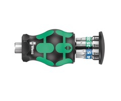 WERA WERA KRAFTFORM KOMPAKT STUBBY SCREWDRIVER WITH MAGAZINE