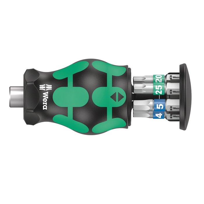 WERA WERA KRAFTFORM KOMPAKT STUBBY SCREWDRIVER WITH MAGAZINE