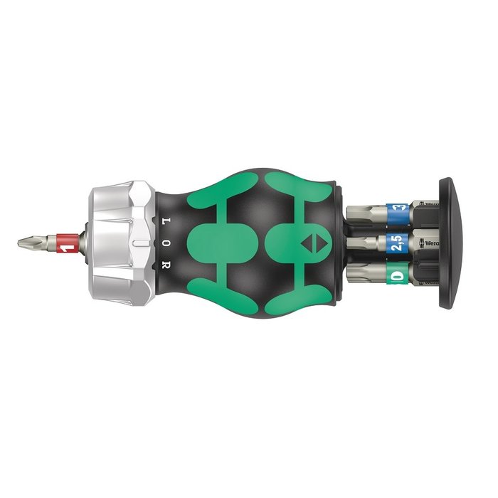 WERA WERA KRATFORM KOMPAT RATCHET SCREWDRIVER WITH BICYCLE SET MAGAZINE