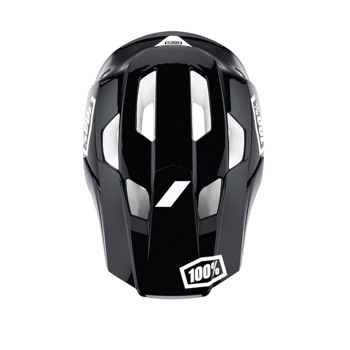 100% 100% TRAJECTA FULL FACE HELMET BLACK / WHITE