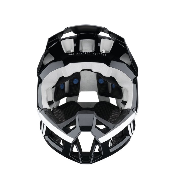 100% 100% TRAJECTA FULL FACE HELMET BLACK / WHITE