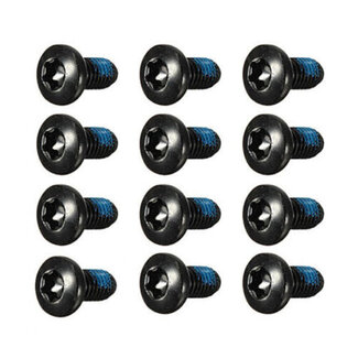 MISC T25 6 BOLT DISC ROTOR BOLTS M5 X 10MM 12 PACK