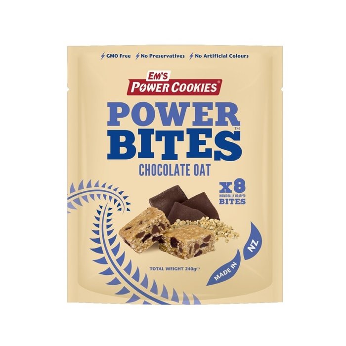 EMS EM’S POWER BITES CHOCOLATE OAT 8 PACK
