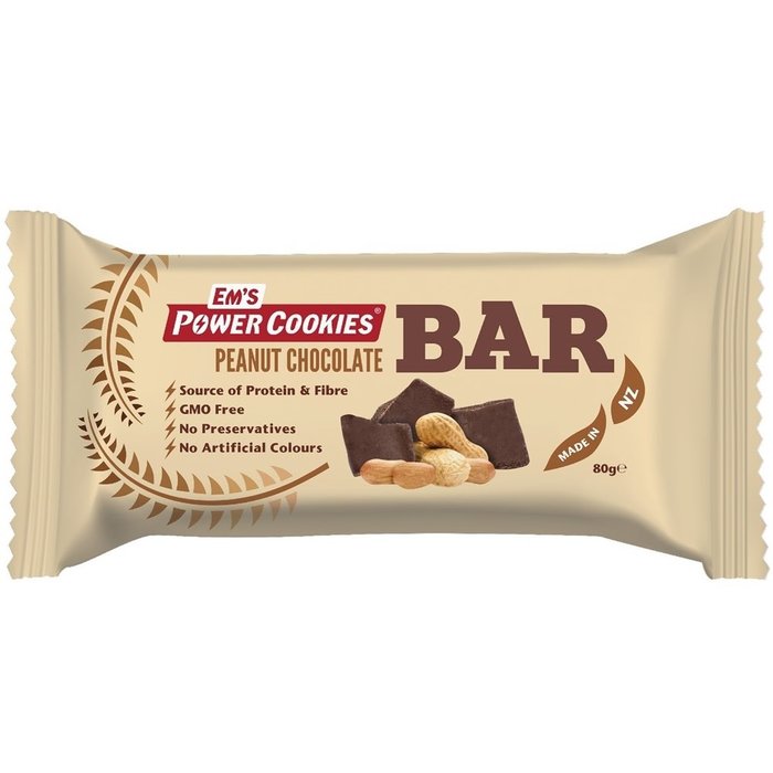 EMS EM’S POWER COOKIE PEANUT CHOCOLATE BAR