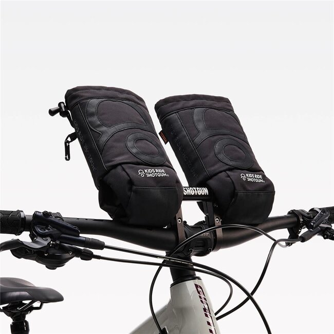 KIDS RIDE SHOTGN POGIES BLACK