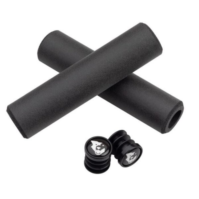 WOLFTOOTH COMPONENTS WOLF TOOTH KARV SILICONE GRIPS BLACK