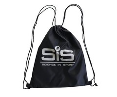 SCIENCE IN SPORT SIS BLACK DRAWSTRING BAG