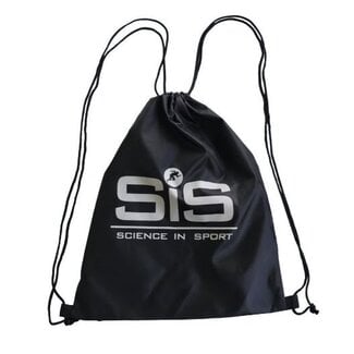 SCIENCE IN SPORT SIS BLACK DRAWSTRING BAG