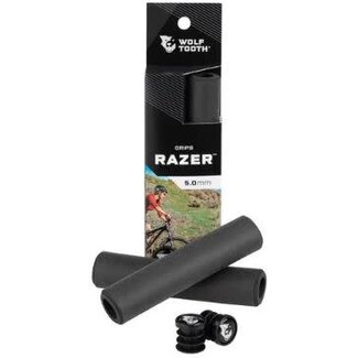 WOLFTOOTH COMPONENTS WOLF TOOTH RAZER SILICONE GRIPS BLACK