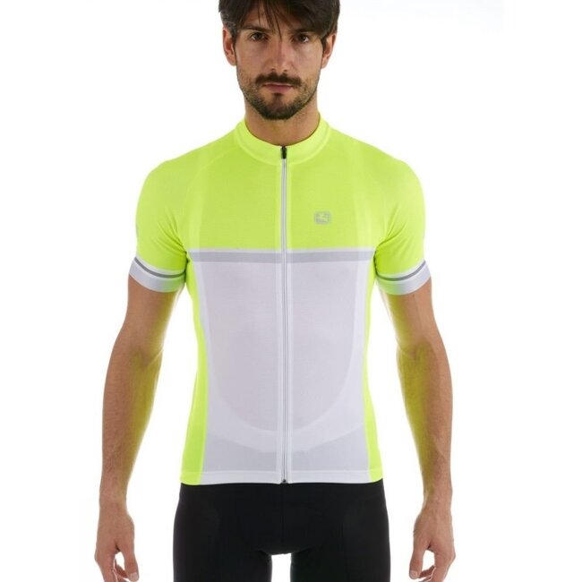 GIORDANA SILVERLINE JERSEY FLURO /WHITE