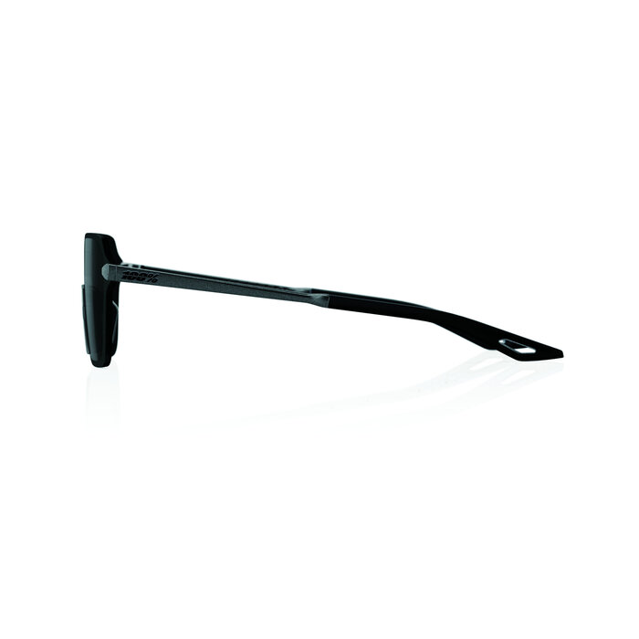 100% 100% LEGERE TRAP SUNGLASSES MATT GUNMETAL - BLACK MIRROR