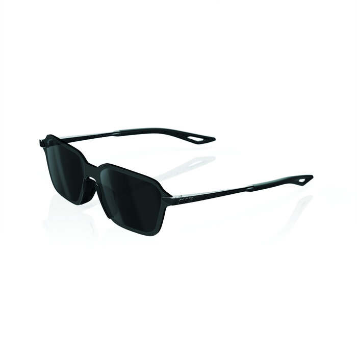 100% 100% LEGERE TRAP SUNGLASSES MATT GUNMETAL - BLACK MIRROR