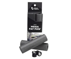 WOLFTOOTH COMPONENTS WOLF TOOTH MEGA FAT PAW SILICONE GRIPS BLACK