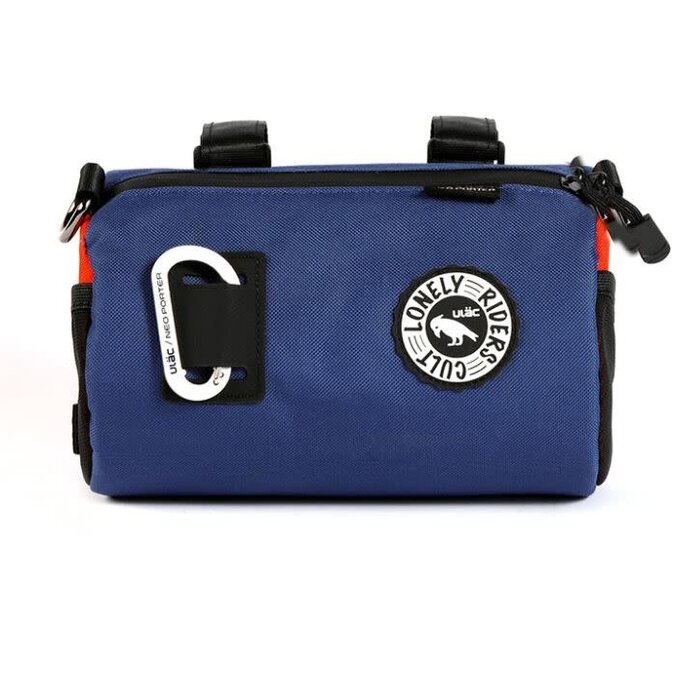 ULAC ULAC PORTER HANDLEBAR BAG 2.7 LITRE NAVY / ORANGE