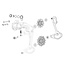 SRAM EAGLE XX1 PULLEY & INNER CAGE GREY