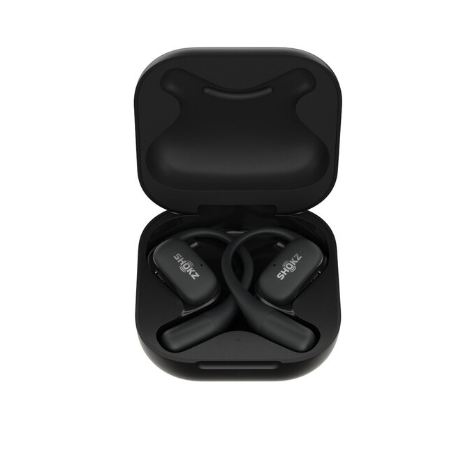 SHOKZ OPEN FIT TRUE WIRELESS EARBUDS BLACK