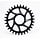 ABSOLUTEBLACK CHAINRING RACE FACE CINCH CHAINRING 3MM BOOST BLACK