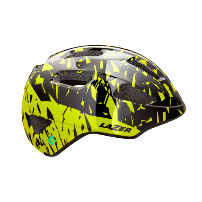 LAZER LAZER NUTZ KC HELMET BLACK FLASH YELLOW 50 - 56 CM