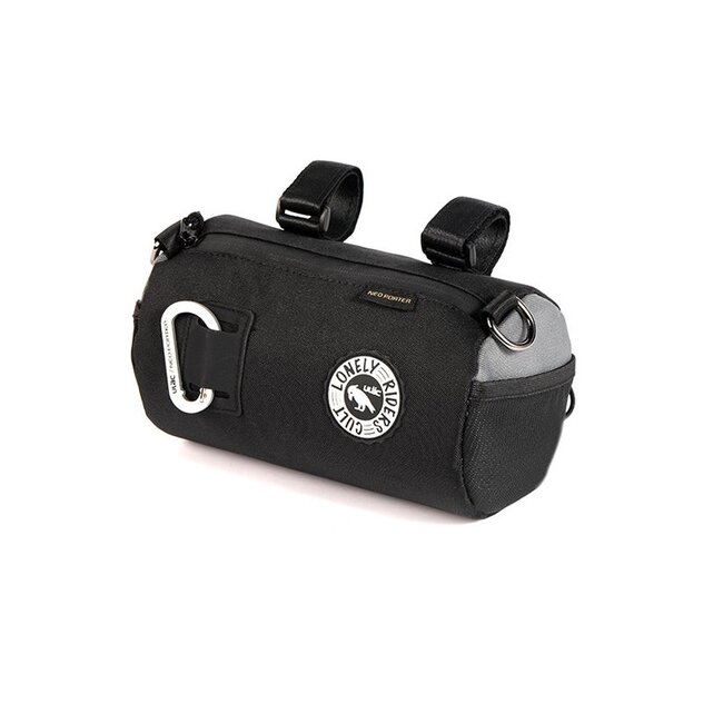 ULAC PORTER HANDLEBAR BAG BLACK / GREY 2.8L