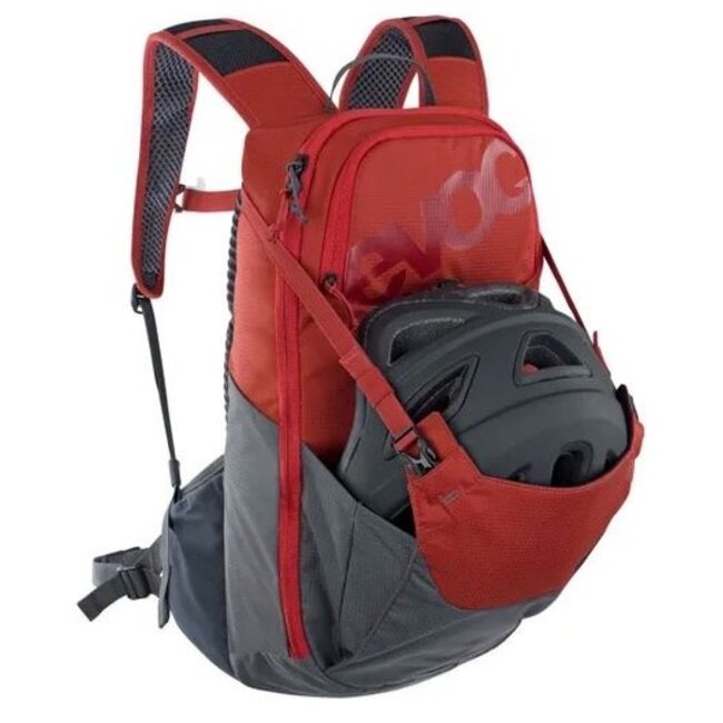 EVOC RIDE 12 BACKPACK W/ 2L BLADER  CHILI RED / CARBON GREY